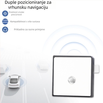 GPS antena za navigaciju u vozilu, keramička, visoki dobitak, otporna na smetnje, dvostruka frekvencija L1/L5