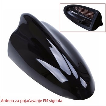 Auto antena za radio s dizajnom shark fin, ugradnja ljepilom, univerzalna kompatibilnost, trajanje od 20000 sati