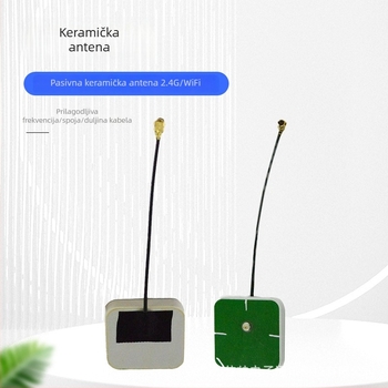 Pasivna keramička antena za WiFi 2.4 GHz i Beidou GPS, IPEX priključak, pozicioniranje vozila, dobitak 3 dBi, raspon 2400–2500 MHz, impedancija 50 Ω, SWR ≤ 2:1, napon 3–5 V