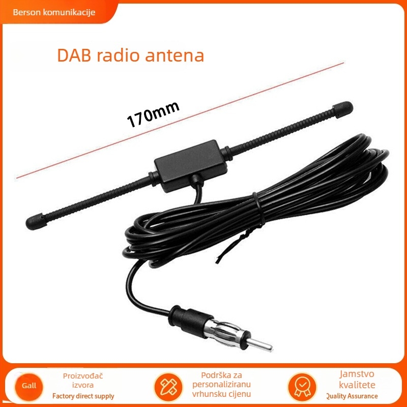 Automobilska AM/FM antena za auto/SUV, oblik ovčjeg roga, T-oblik, ovlaštena privatna marka