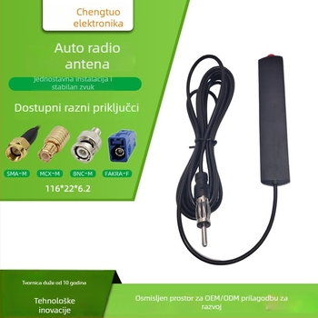FM/AM automobilska antena za radio - Lantern Head Antenna - Kompatibilna s različitim automobilskim radio uređajima - Chengtuo