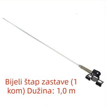 Retrofit antena za vozila – efekt zastave na nosaču, univerzalna kompatibilnost s automobilima, električnim vozilima i motociklima, marka yh