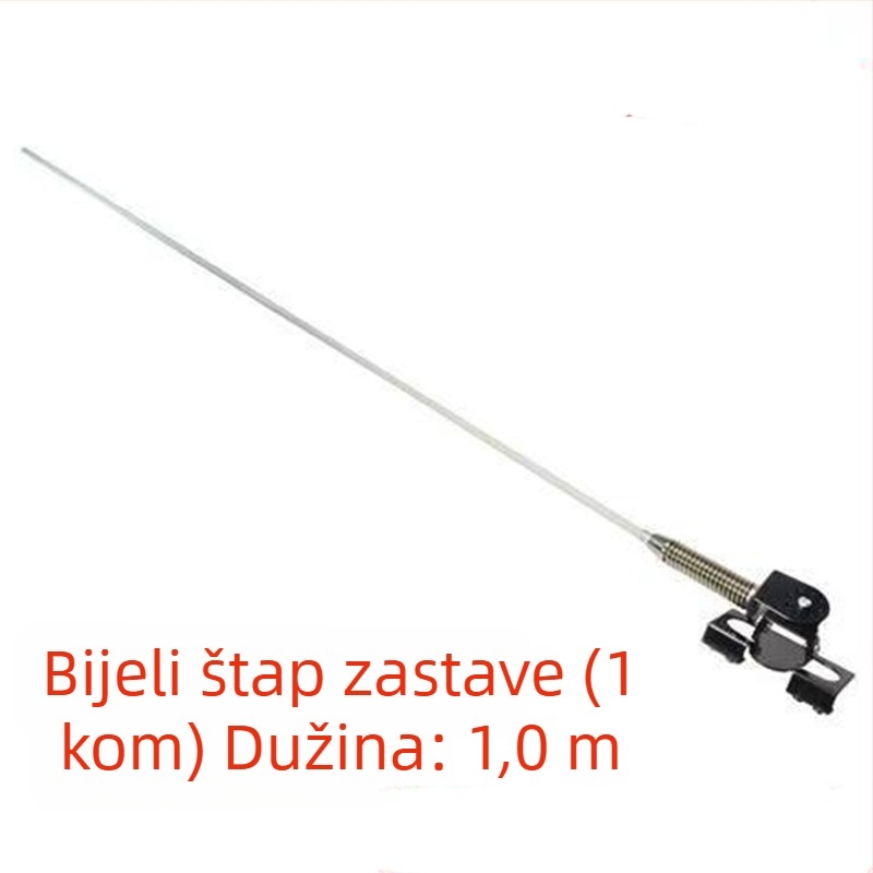 Retrofit antena za vozila – efekt zastave na nosaču, univerzalna kompatibilnost s automobilima, električnim vozilima i motociklima, marka yh