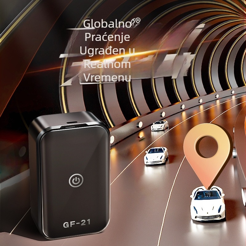 GPS tracker za vozila s cloudom, točnost GPS oko 5 m, alarm vibracijama i prekida napajanja, 2G punjivi locator, dnevna vodootpornost