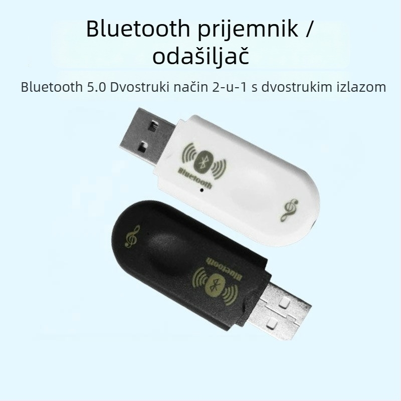 RKD-3 Bluetooth audio prijemnik/emitator USB adapter, Bluetooth 5.0, USB sučelje, doseg 10 m, 128 Mbps, Plug-and-Play