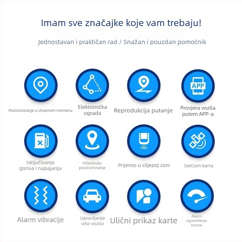 Beidou GPS lokator vozila s funkcijom protiv gubitka – električna vozila, motocikli i automobili