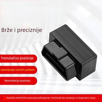 OBD lokator za vozila, model T01, preciznost GPS 3–30, načini alarma: vibracija, gubitak napajanja, mobilna alarma, ograda, prekoračenje brzine, napajanje preko OBD sučelja vozila, karte Baidu/Google/AMAP
