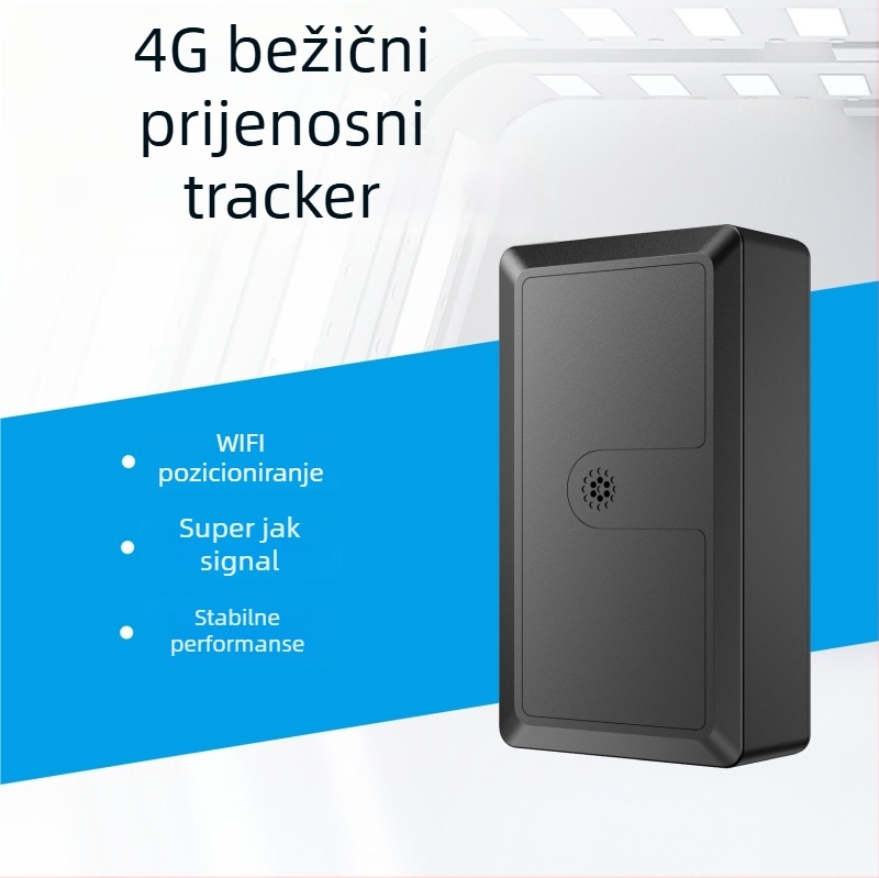 4G automobil GPS tracker, bežični protiv gubitka i krađe, snažan magnet, dugotrajna baterija, bez ugradnje
