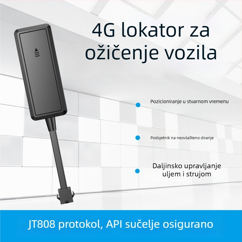 4G žični GPS tracker za vozila s Beidou pozicioniranjem i zaštitom od krađe