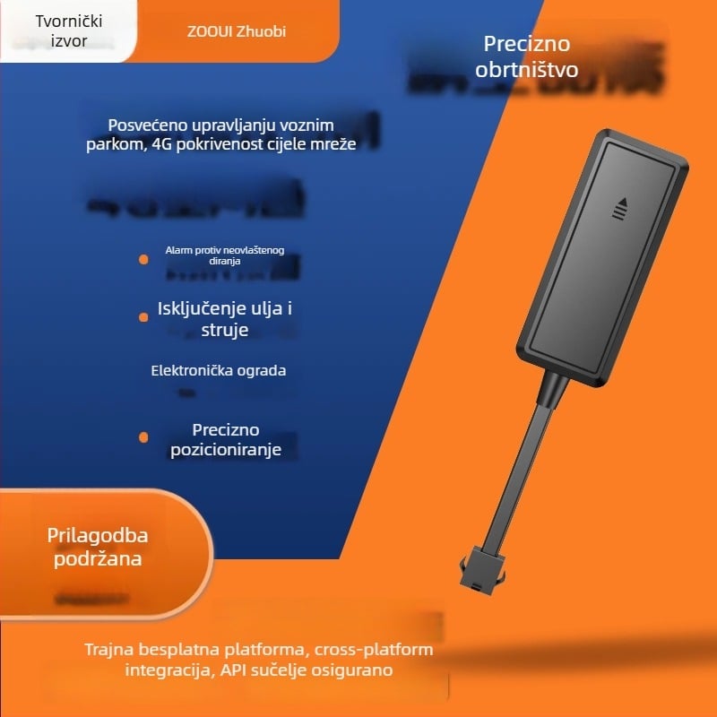 4G žični GPS tracker za vozila s Beidou pozicioniranjem i zaštitom od krađe