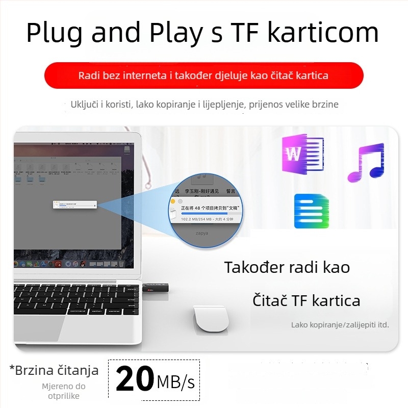 USB automobilni FM Bluetooth transmiter s MP3 reproduciranjem i AUX izlazom, stereo dvostruki izlaz, Bluetooth 5.0, model OMS-K9, USB-AUX sučelje, plug‑and‑play, vanjsko napajanje