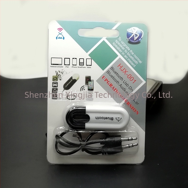 Automobilski Bluetooth prijemnik za audio, USB/3.5 AUX, Plug‑and‑Play, Bluetooth 4.0, bez napajanja, domet do 5 m