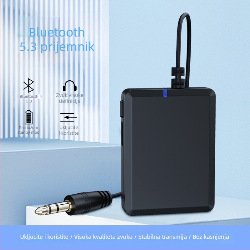 Automobilski Bluetooth prijemnik-emitator B6, ABS kućište, USB Type-C sučelje, napajanje 5V, težina 14 g