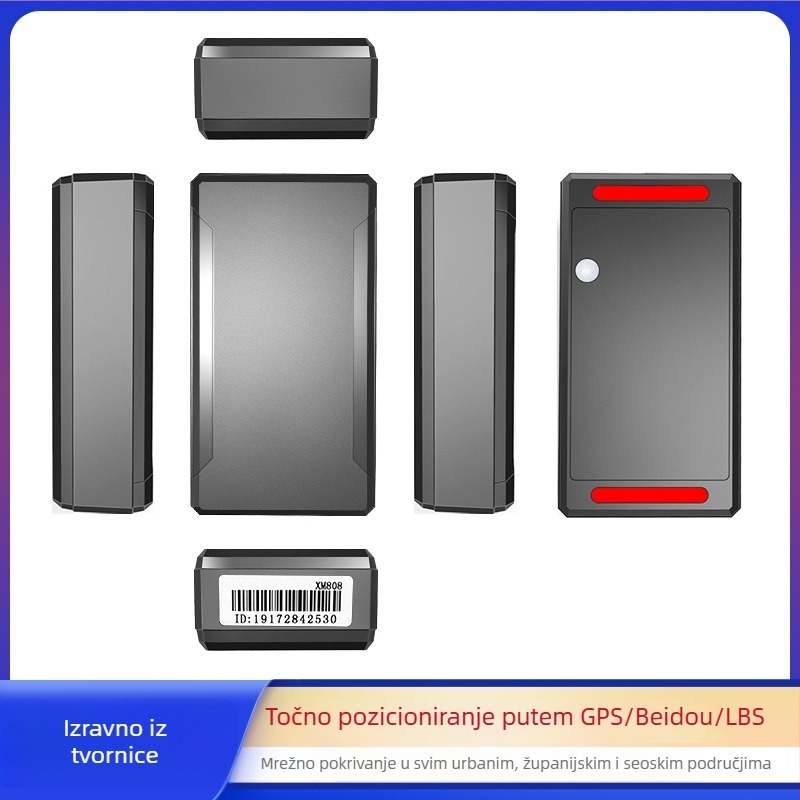 Vozilo Beidou GPS lokator, 4G, točnost GPS ≤10 m, alarmna perimetra, polymerna baterija, keramična antena dvostrukog načina
