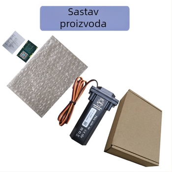 GPS tracker za vozila Beidou 4G dvostruka frekvencija, ~1 m preciznost, IP67/IP68 vodootporan, alarmi: vibracije, isključivanje napajanja, SOS, ograda, pretjerana brzina (Beidou 4G dual-frequency • ≈1 m • IP67/IP68 • Vibracije, Isključivanje Napajanja, SOS