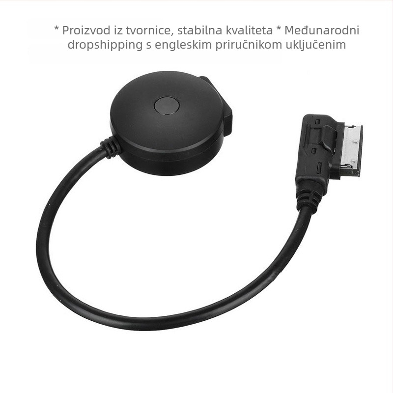 AMI USB Bluetooth prijemnik – kompatibilan s Audi A4/A7/A8 i VW Tiguan (Težina: 0.04; Materijal: bakreno jezgro žice; Prilagođeno procesiranje: Da; Upotreba: Prijenos zvuka)
