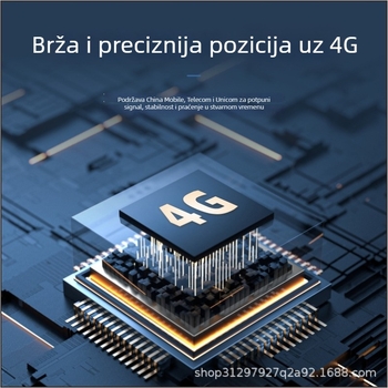 GPS tracker za vozila, model M26, 4G, ugrađena antena, točnost pozicioniranja 3–10 m, višestruki alarmi (vibracija, nestanak napajanja, SOS, geofence, prekoračenje brzine), polimer baterija, trajanje 3 sata
