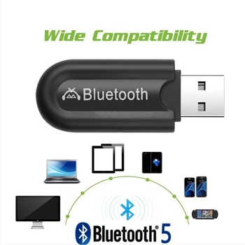 3.5 mm Bluetooth USB zvučni adapter - BT 5.0, USB sučelje, Plug & Play, bez vanjskog napajanja, domet 10 m