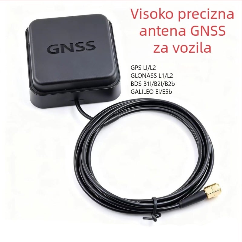Vanjska GNSS RTK antena za vozilo, višefrekvencijska, Beidou dvostruki mod, dvodijelna keramika, visok dobitak, diferencijalna navigacija