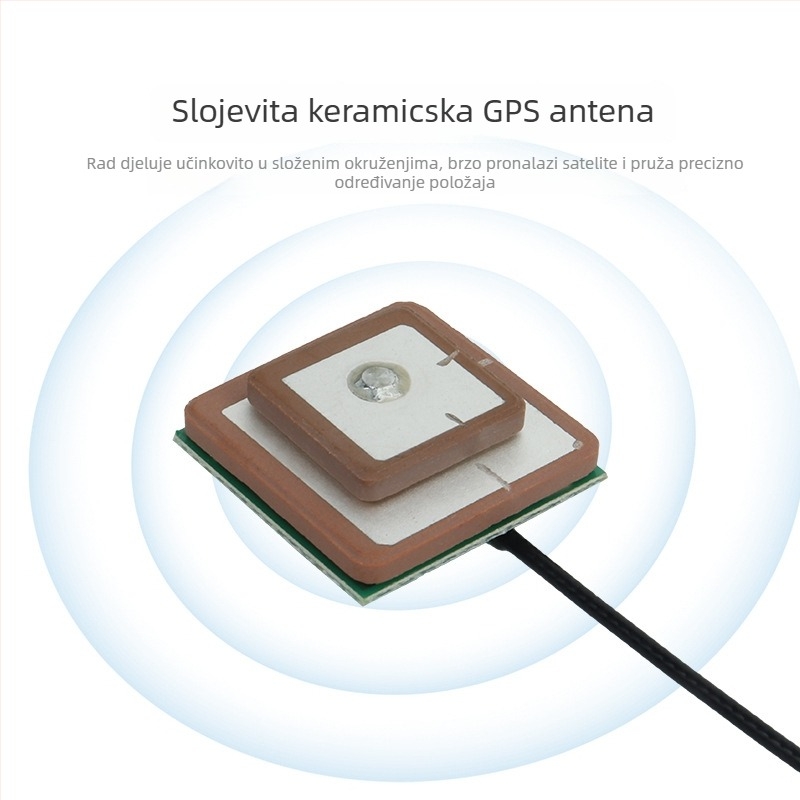 GPS L1/L5 laminirana aktivna keramička antena za navigaciju vozila — visok dobitak