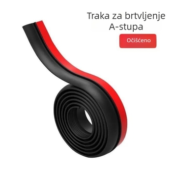 Brtva za automobil za A-, B- i C-stup, poklop središnje konzole, prtljažnik i okvir vrata; zvučna izolacija, zaštita od prašine, vodootpornost i smanjenje buke – gumena traka