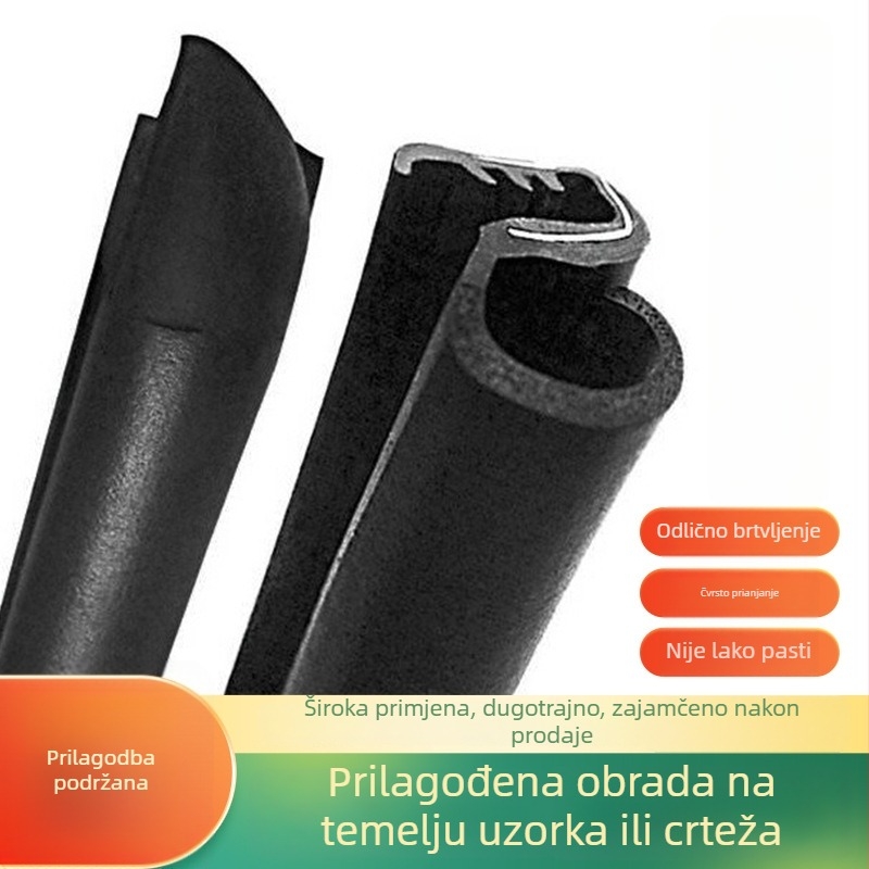 Y-oblik EPDM gumeni brtvni trak za B-stup automobila (SUV i sedan) – zvučna izolacija i zaštita od prašine