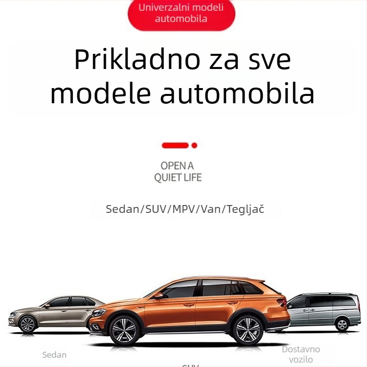 Brtva vrata automobila - gumena, dvostruki sloj, zvučna izolacija i vodootporna brtva za prag vrata, univerzalna uporaba