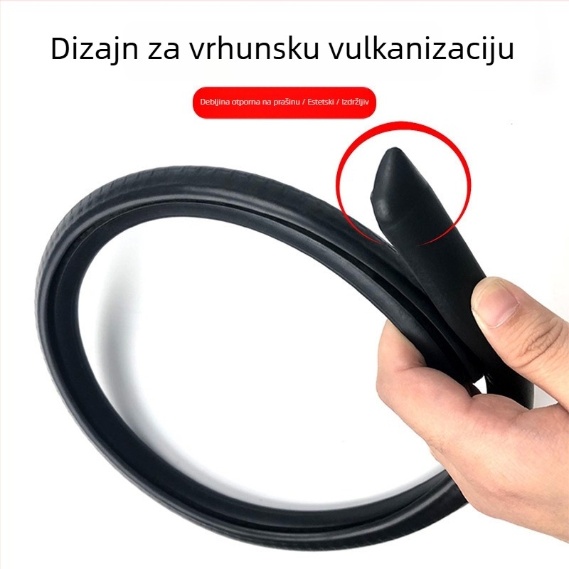 Gumena brtvila za B-stup automobila – silikon, otporan na vjetar, zvučna izolacija, zaštita od prašine, u paru