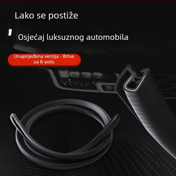 Brtvljeni pojas za B-stupanj vrata automobila, gumeni materijal, zvučna izolacija, vodootporan, universalna kompatibilnost