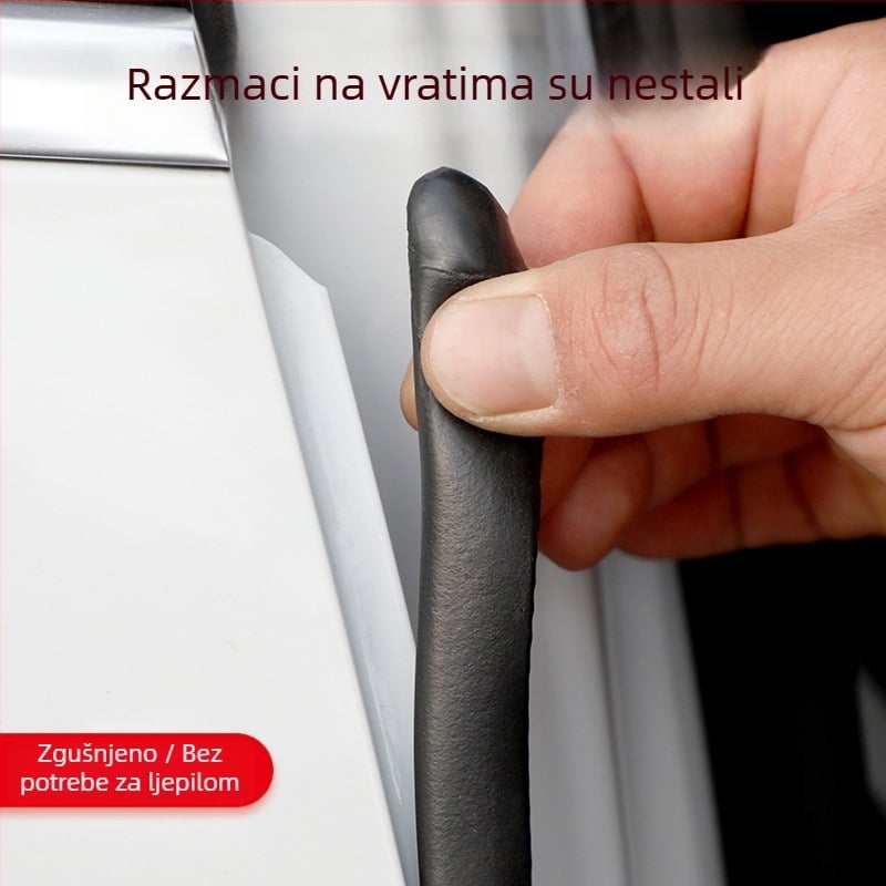 Brtvljeni pojas za B-stupanj vrata automobila, gumeni materijal, zvučna izolacija, vodootporan, universalna kompatibilnost