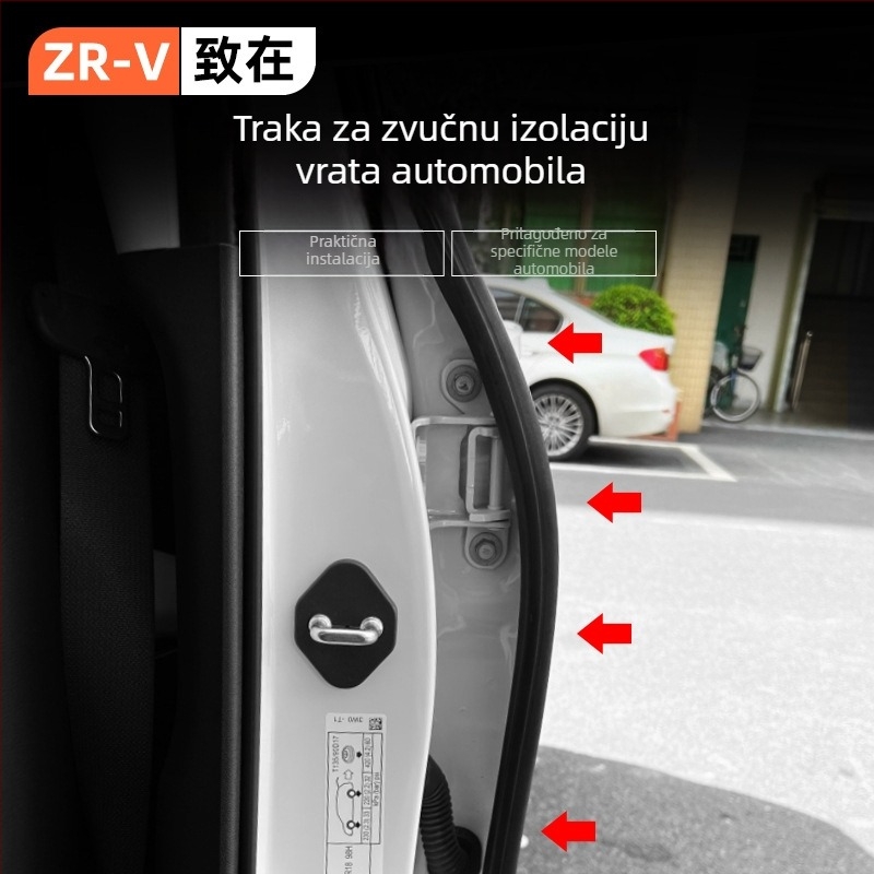 HRV/ZRV brtvilo za vrata – gumeni brtveni pojas za zvučnu izolaciju automobila, 74 cm