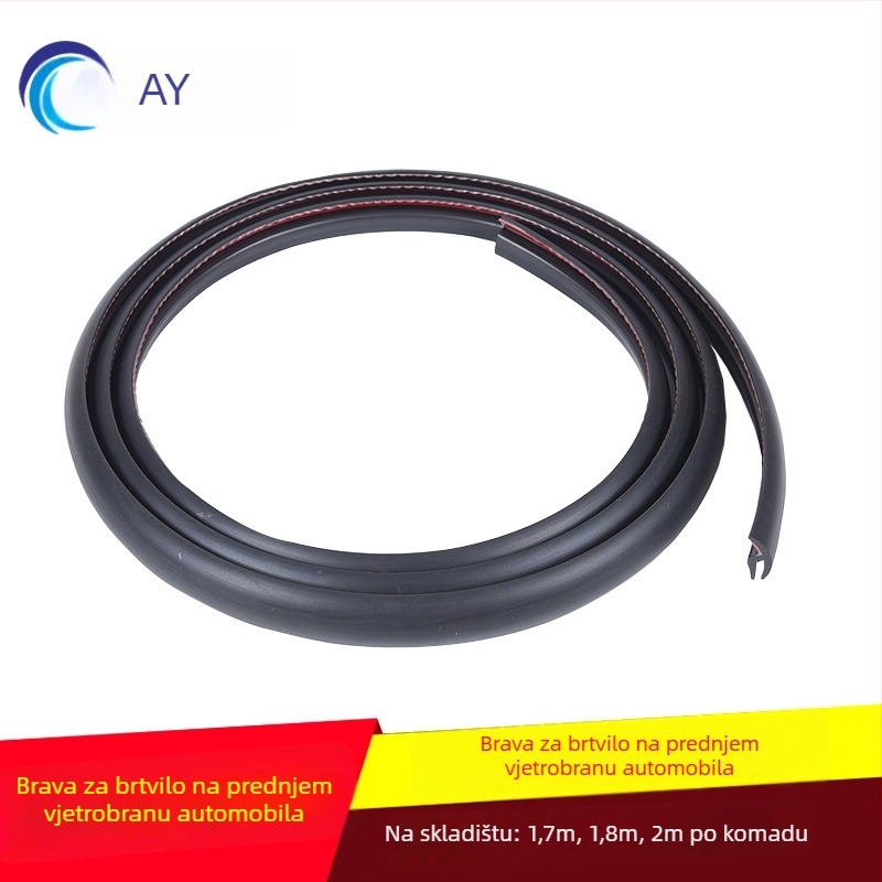 AY/Aoya brtveni trak za prednje staklo automobila – vanjska plastična ploča, gumeni pokrov za brisač, donja dekorativna odvodna ploča, visoka temperaturna otpornost