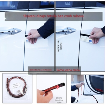 Gumeni brtni trak za vrata automobila, model 4526, marka QINGHEQISEN, materijal guma, pogodno za cijeli automobil