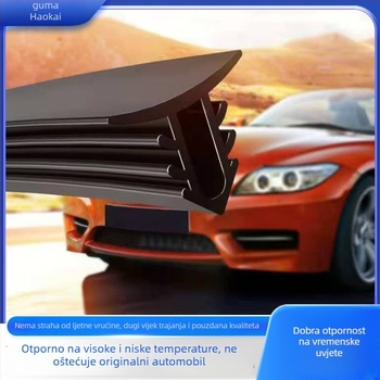 Brtveni trak za središnju konzolu automobila, gumeni materijal, Haokai, model Central control water retaining strip