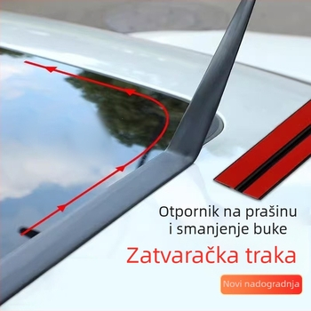 Gumeni brtveni trak za krov automobila, za vrata i stakla, debljina 0,5 mm, universalna kompatibilnost