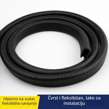 U-oblik okvir automobilske brtve trake, otporan na habanje, protiv ogrebotina, samoljepljiva PVC rubna traka — Kexin rubber products