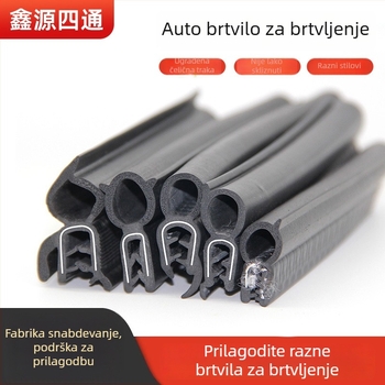 Automobilska brtva za vrata automobila, model Side door seal-xy, gumeni brtveni trak za okvir vrata, univerzalna kompatibilnost