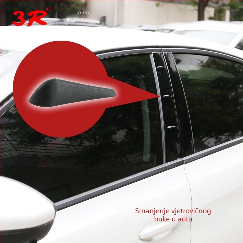 Dekorativni antikolizijski trak za karoseriju automobila s ljepilnom podlogom, model 3R-2134, univerzalna kompatibilnost.