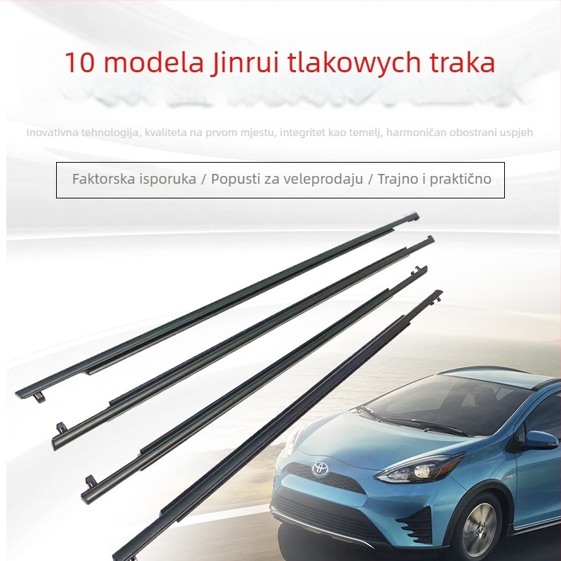Automobilski brtveni trak od gume, za staklo, debljina 1,5 mm, model: više