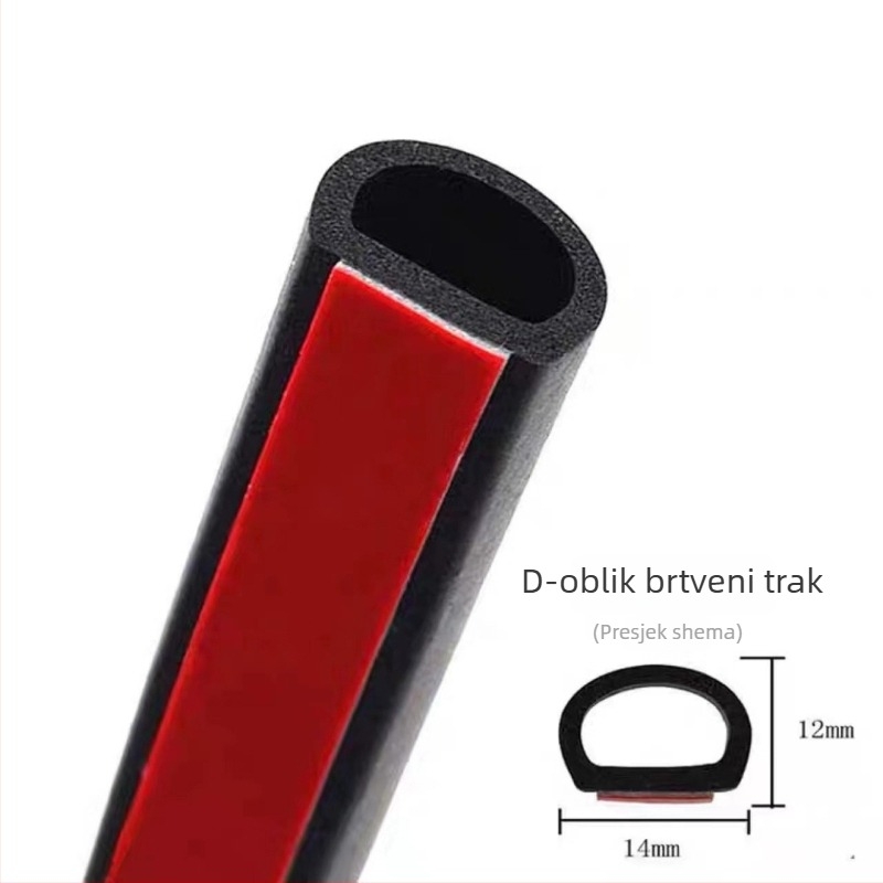 L-oblik gumeni brtveni trak za automobil, Gobang, prilagodljiva obrada, opća kompatibilnost