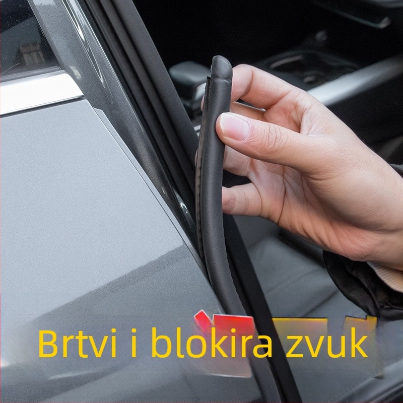 Brtvni trak za B-stup automobila, zvučno izolacijski trak za vrata, univerzalna primjena, zaštita od prašine i smanjenje buke