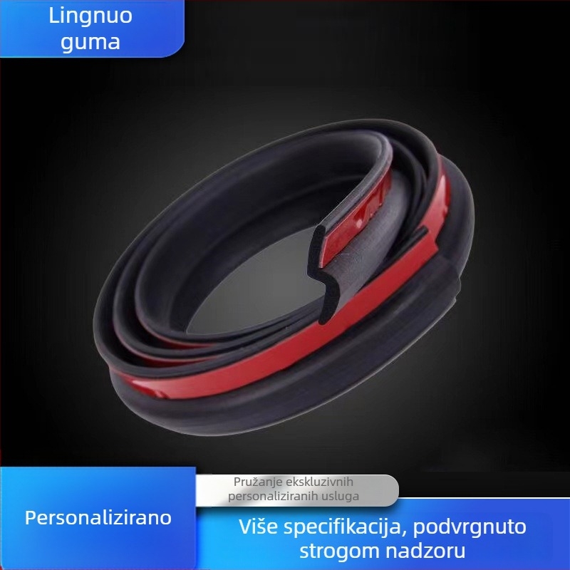Automobilski Z-tipa brtva za A-stup, Lingnuo marka, prašno otporna brtva, otporna na visoke temperature