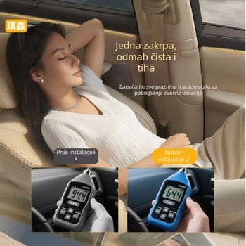 Automobilski brtveni pojas za vrata — gumeni brtveni pojas s pjenastim materijalom; kompatibilno s Yangwang U7/U8/U8L/U9; marka Qingheqisen/qisen; model Wscfrdver; prilagodba dostupna.