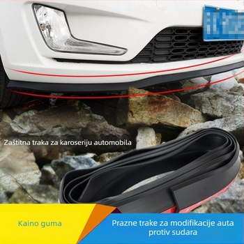 Jiankai gumena brtvna traka za prednji rub auta, L-oblik, samoljepljiva, 8 mm debljina
