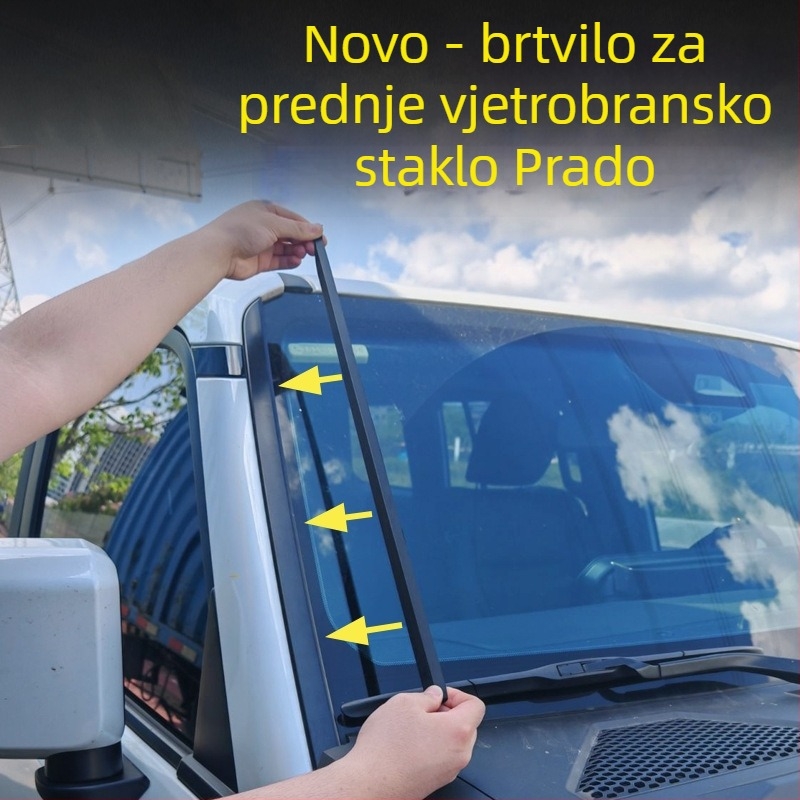 Gumeni brtvni trak za A-stupac Toyota Prado LC250, smanjenje buke prednjeg stakla