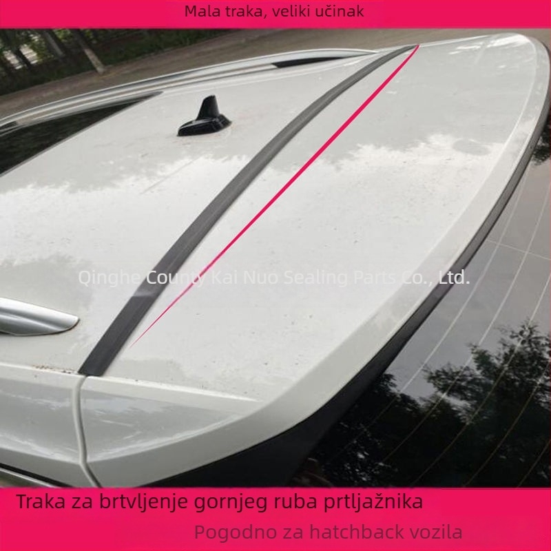 Gornja traka za rub krova automobila, brtvilo za prtljažnik, za SUV/MPV, otporna na prašinu i vodu