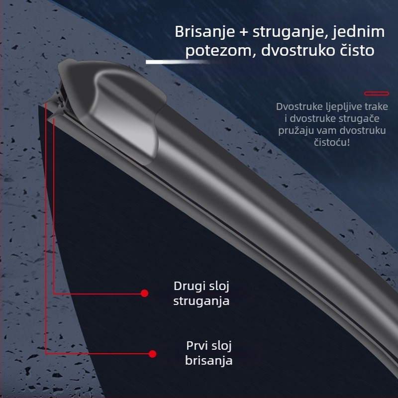 Brisač bez okvira za SUV Dongfeng Fengxing Jingyi X3, izvorni model 2016