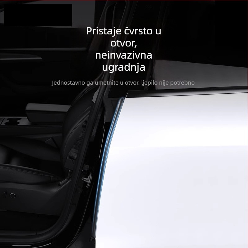 Brtvna traka za B-stupa Tesla Model Y (nova verzija) — gumena brtvna traka, zaštita od prašine, apsorpcija udaraca, zvučna izolacija instrument ploče