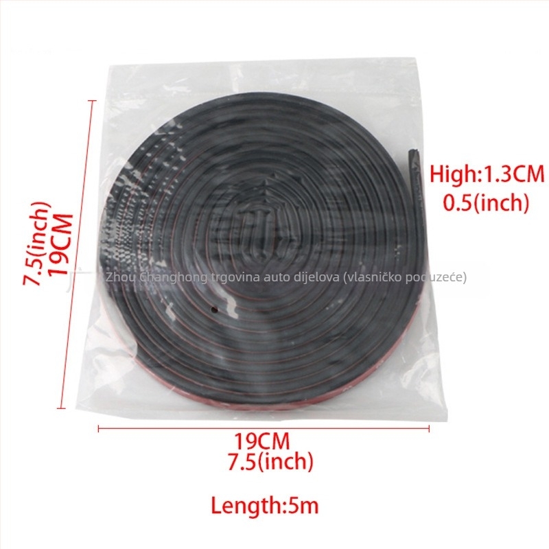 Automobilski gumeni brtveni trak B-tip, samoljepljiv, model B Type, marka Always Red, opća kompatibilnost
