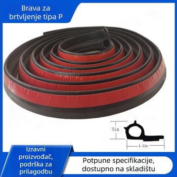 Wohua P-28*12mm automobilska pjenasta brtvna traka, tip P, debljina 2,2 mm, za stražnji poklopac